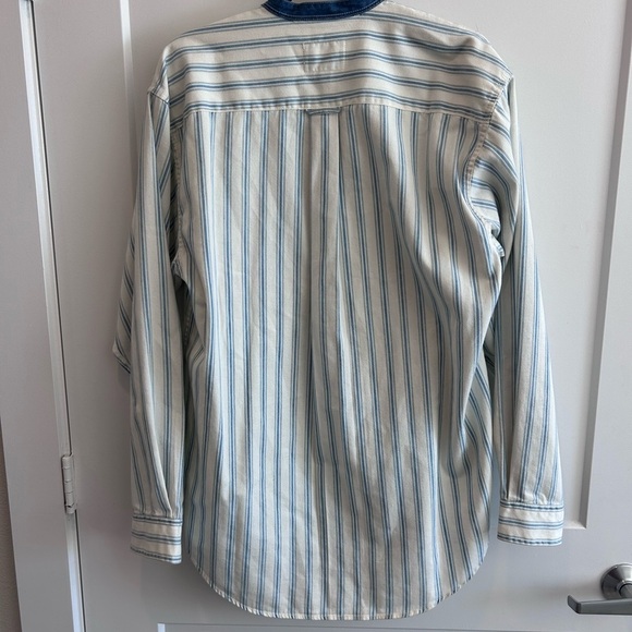 VINTAGE Nautica cotton button up - Picture 3 of 5